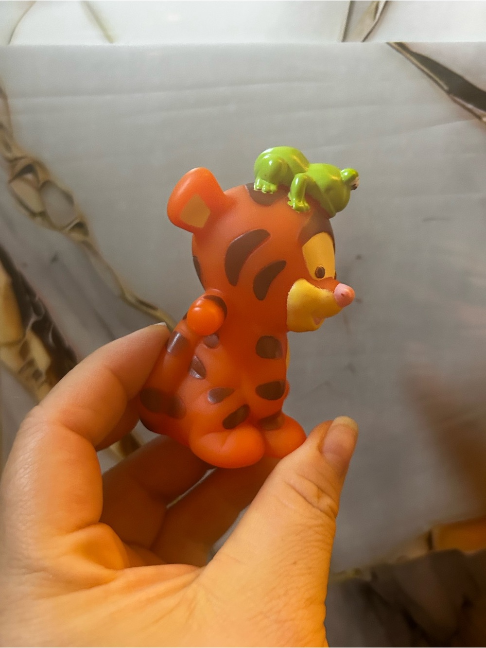 2001 fisher price little people Disney baby tiger and frog figure